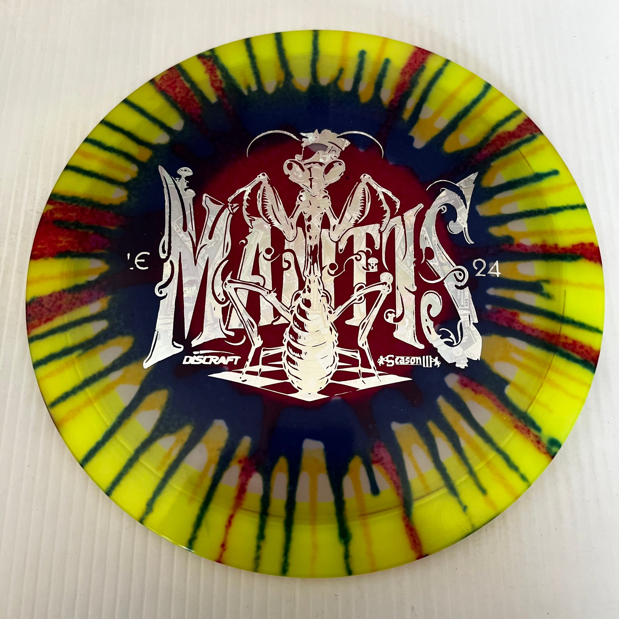 Discraft 2024 Ledgestone Season 3 Fly Dye Z Mantis 8/4/-2/2
