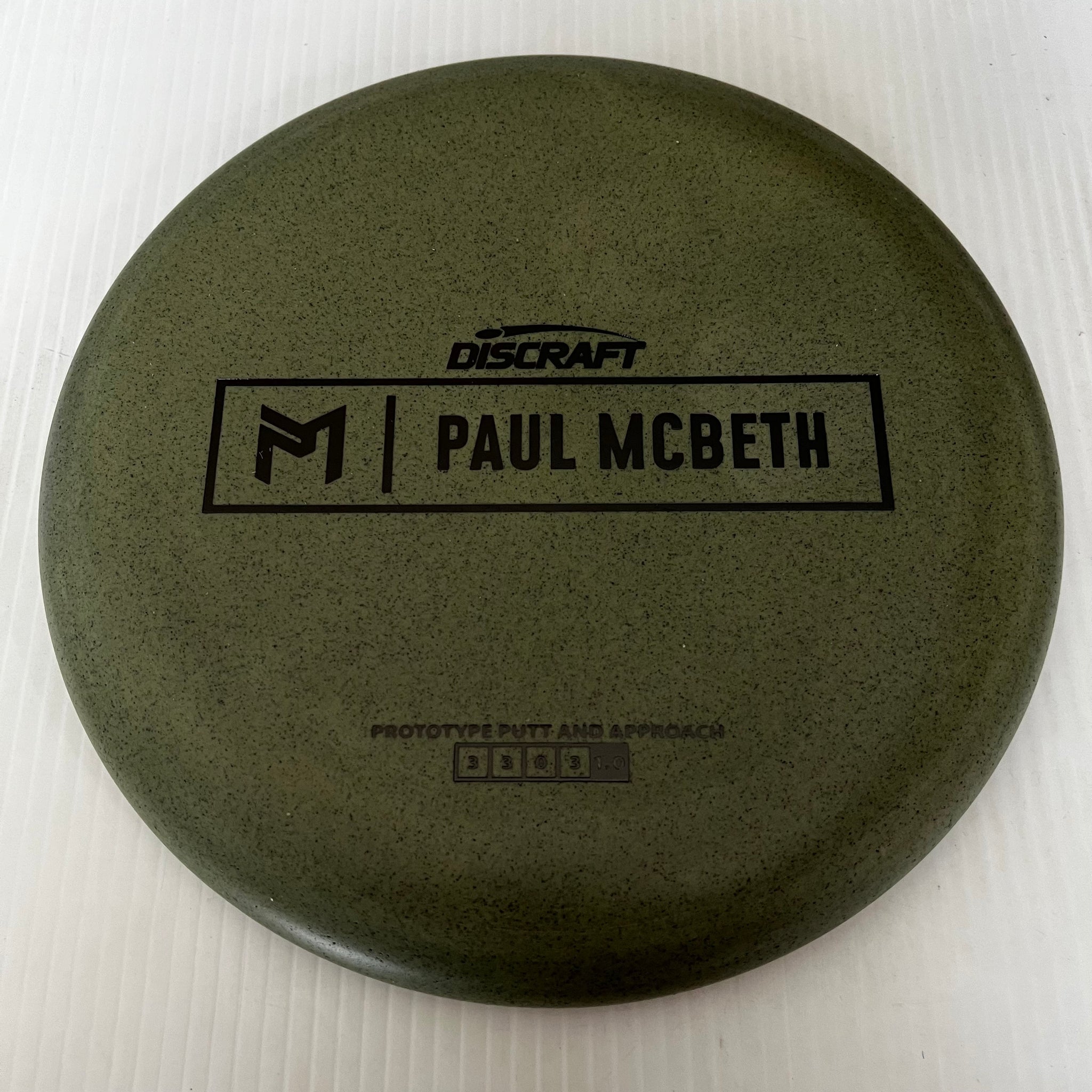 Discraft Paul McBeth Prototype Rubber Blend Kratos 3/3/0/3 (1)