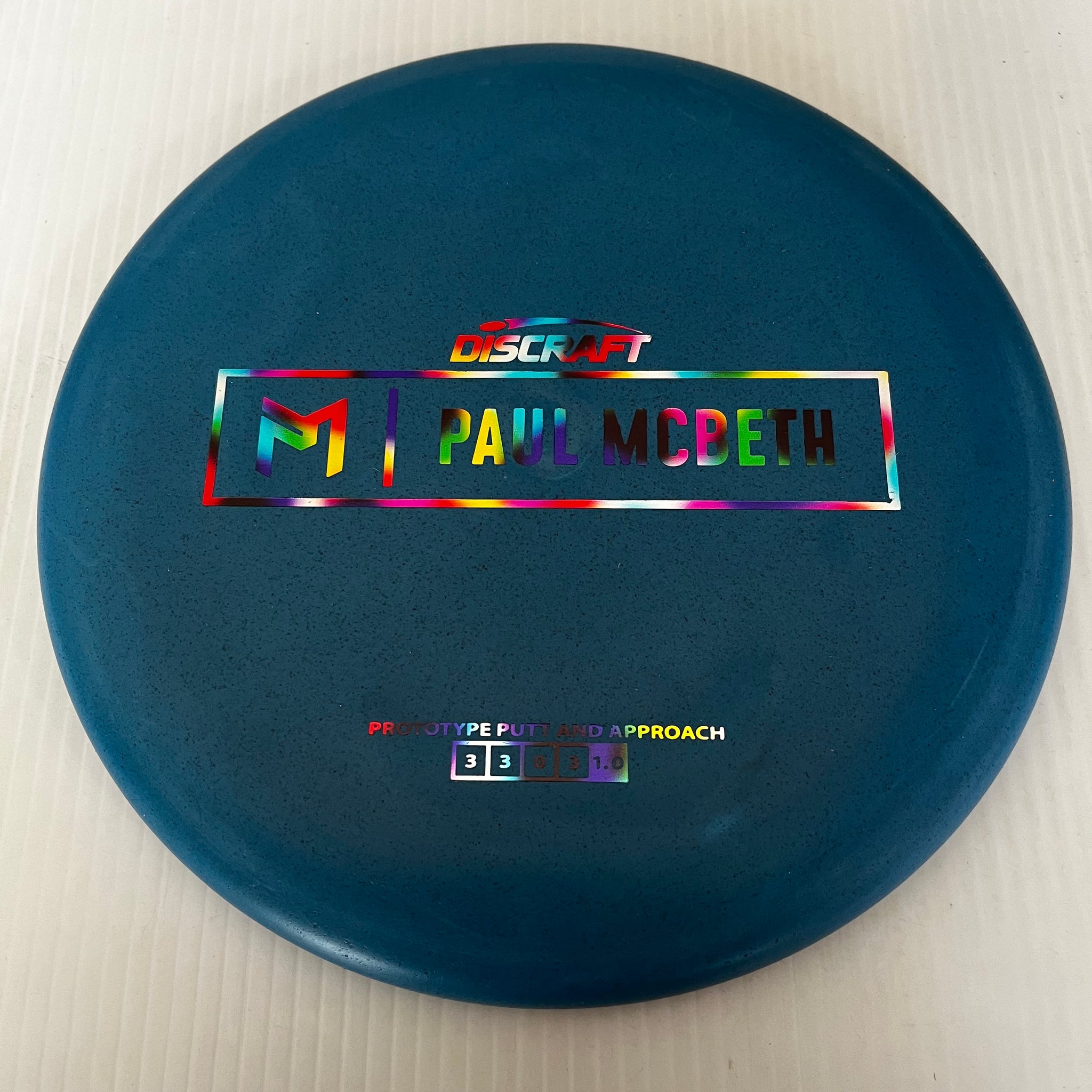 Discraft Paul McBeth Prototype Rubber Blend Kratos 3/3/0/3 (1)