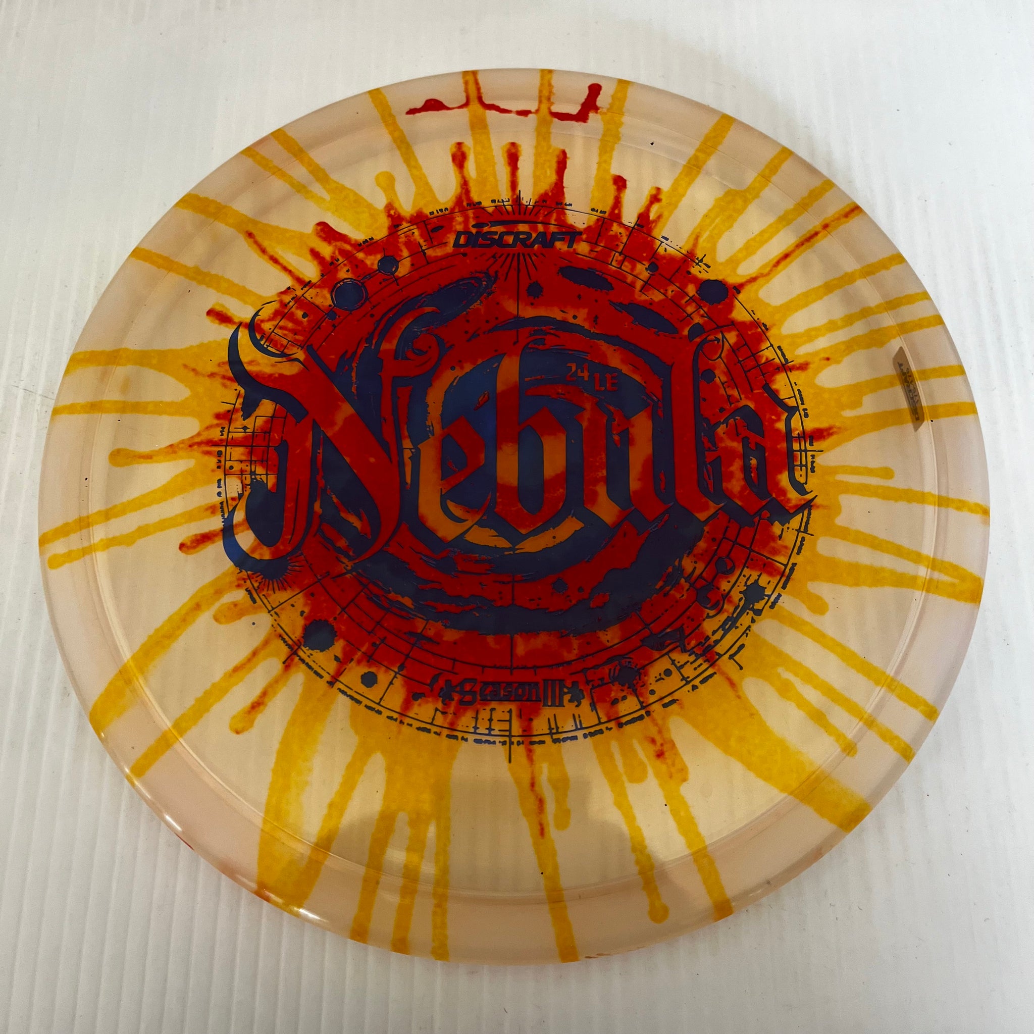 Discraft 2024 Ledgestone Season 3 Fly Dye Z Nebula 5/4/-0.5/2