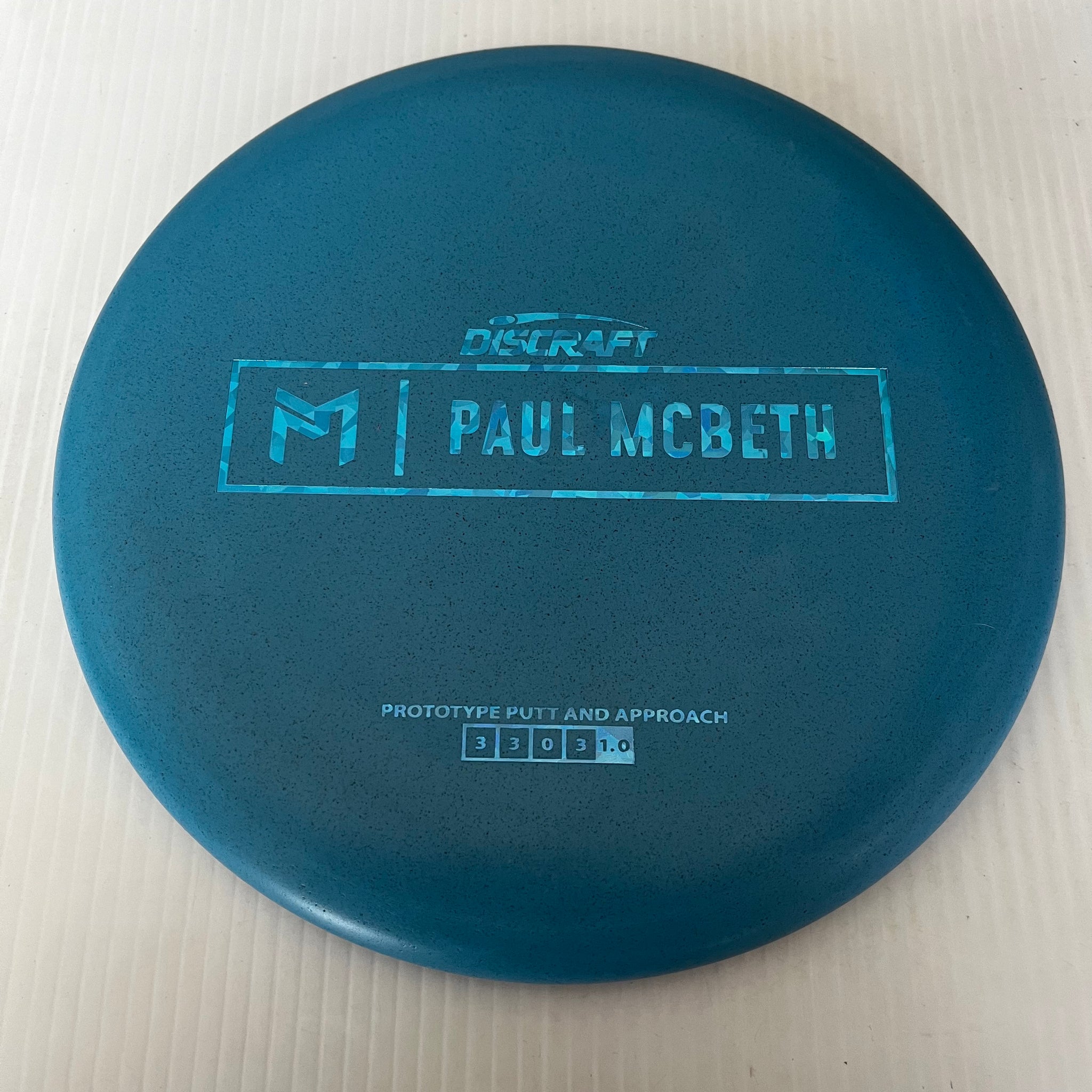 Discraft Paul McBeth Prototype Rubber Blend Kratos 3/3/0/3 (1)