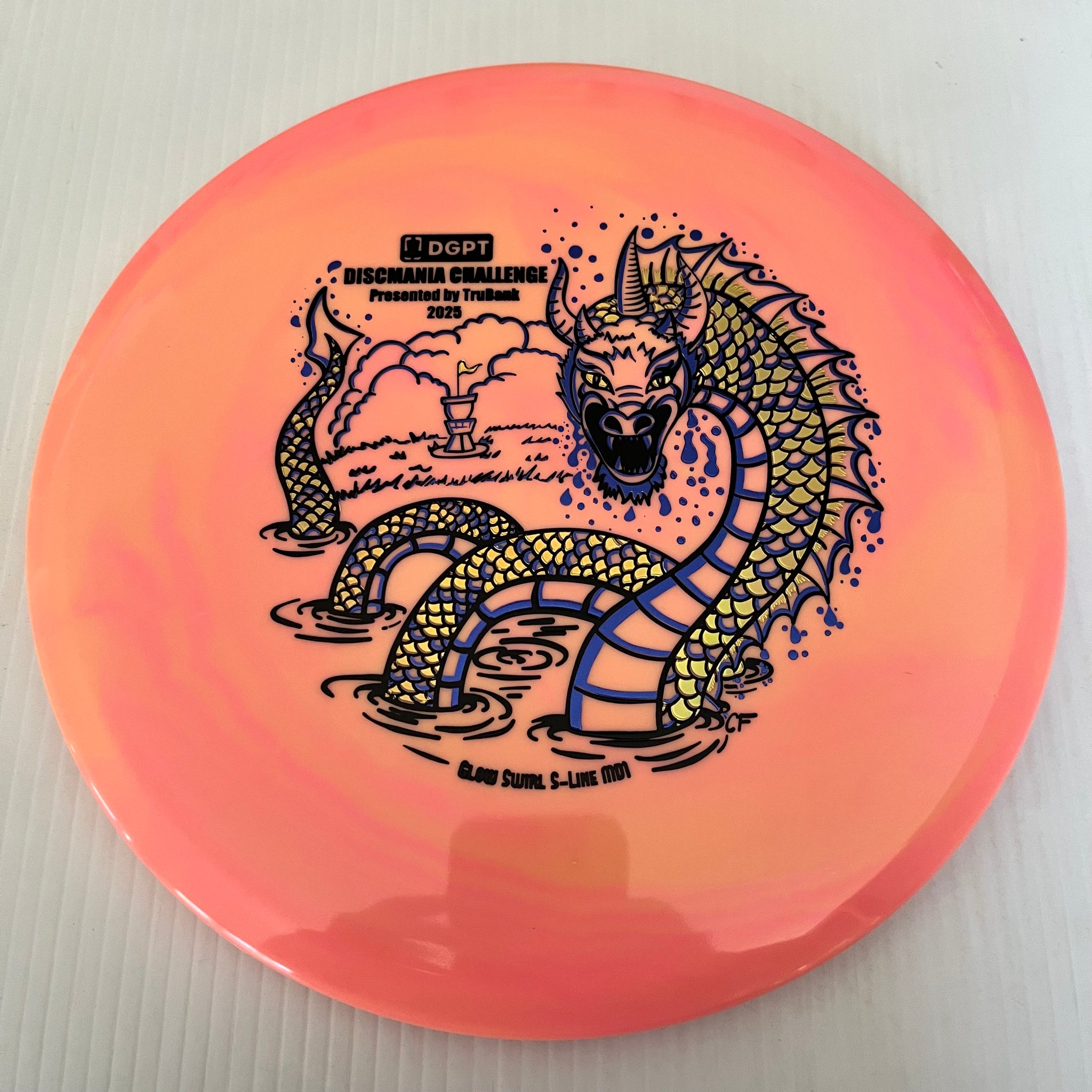 Discmania Challenge Glow Swirl S-Line MD1 5/6/0/0