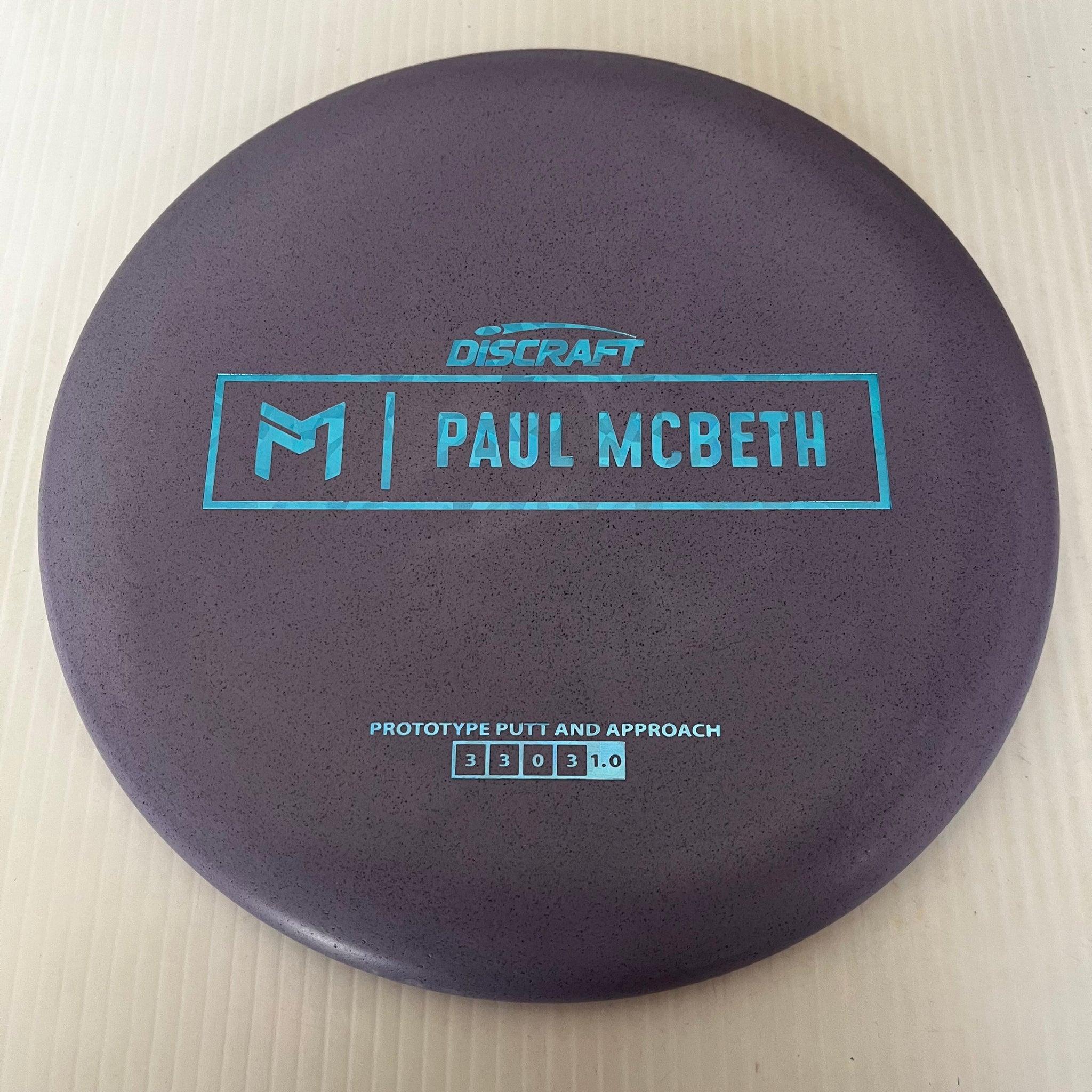 Discraft Paul McBeth Prototype Rubber Blend Kratos 3/3/0/3 (1)