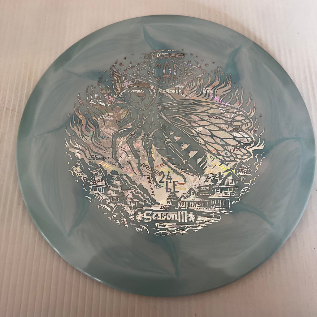 Discraft 2024 Ledgestone Season 3 Swirly ESP Cicada 7/6/-1/1