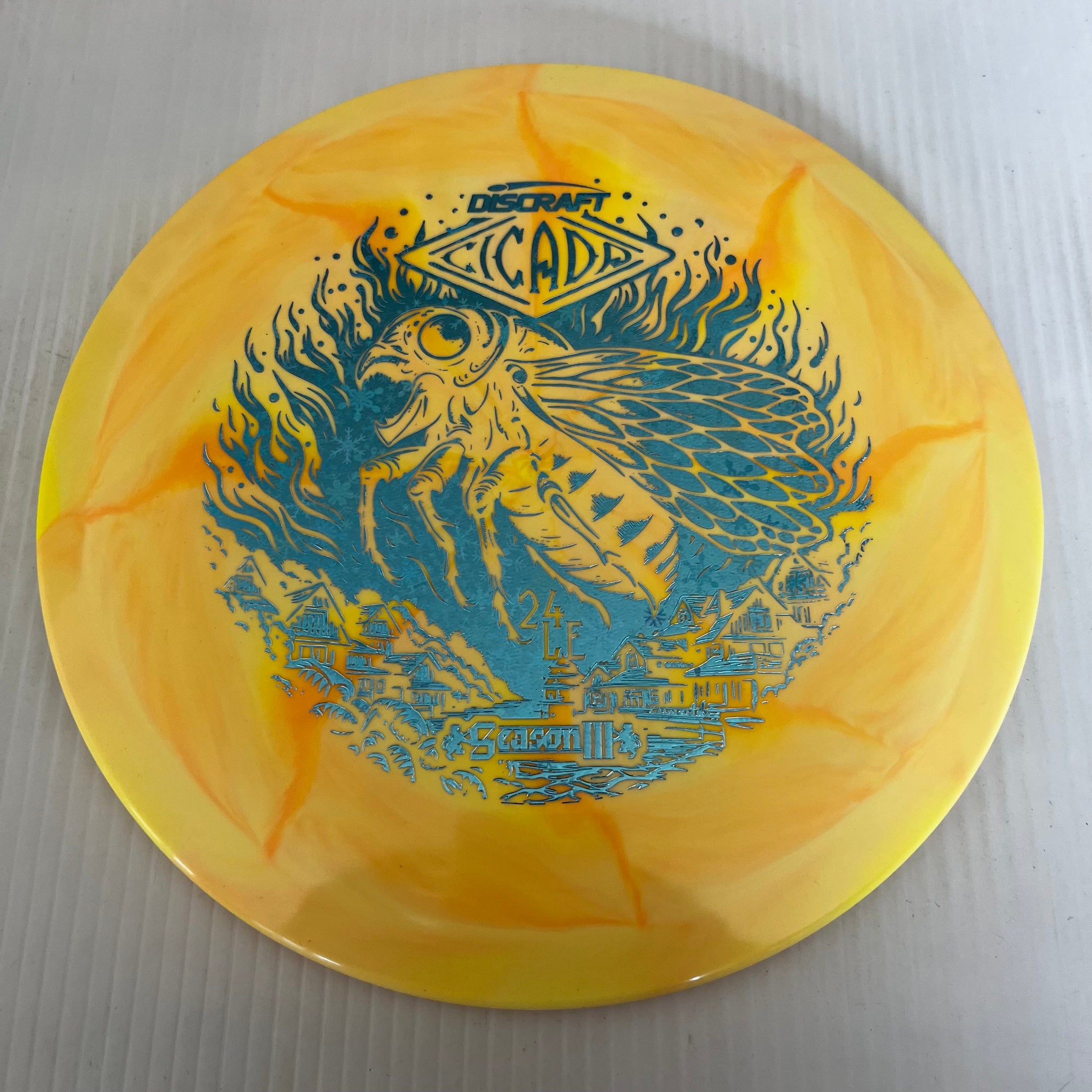 Discraft 2024 Ledgestone Season 3 Swirly ESP Cicada 7/6/-1/1