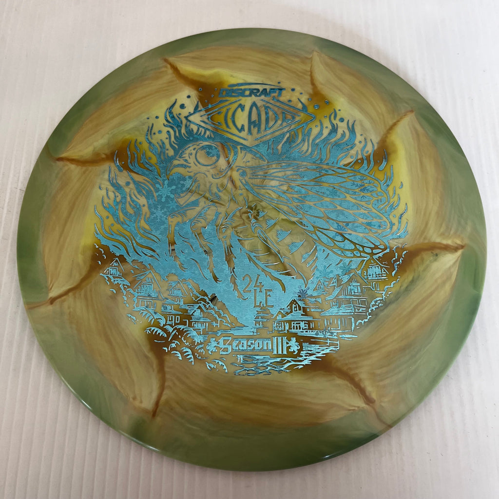Discraft 2024 Ledgestone Season 3 Swirly ESP Cicada 7/6/-1/1