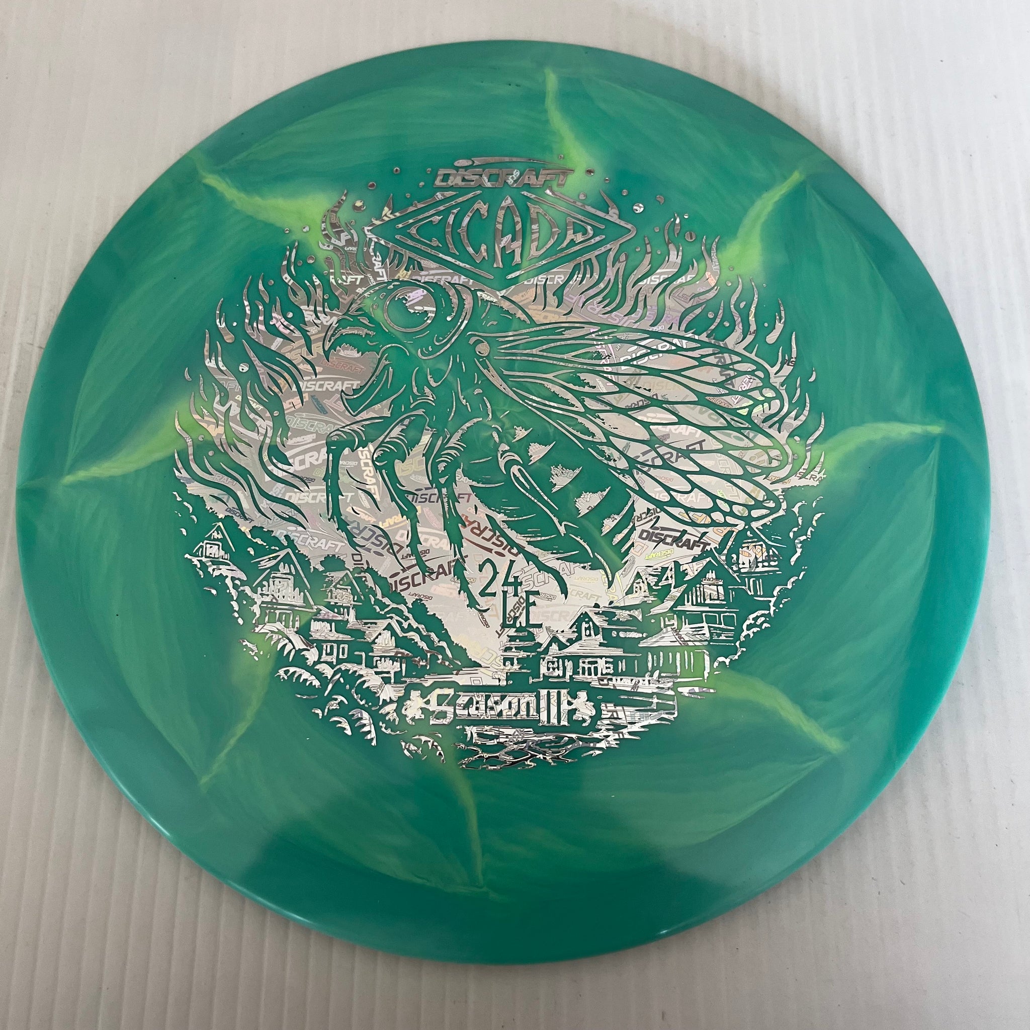 Discraft 2024 Ledgestone Season 3 Swirly ESP Cicada 7/6/-1/1