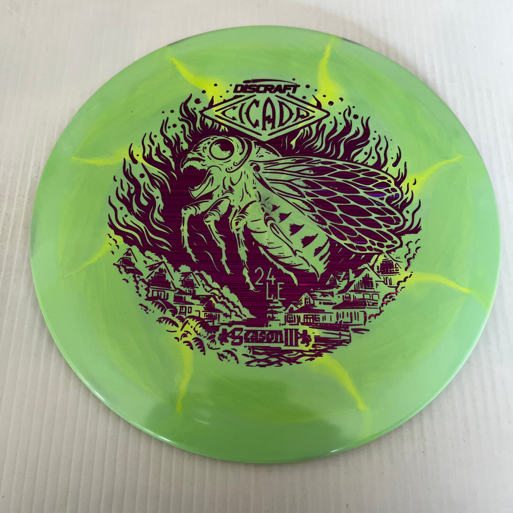 Discraft 2024 Ledgestone Season 3 Swirly ESP Cicada 7/6/-1/1
