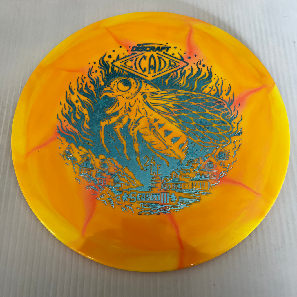 Discraft 2024 Ledgestone Season 3 Swirly ESP Cicada 7/6/-1/1