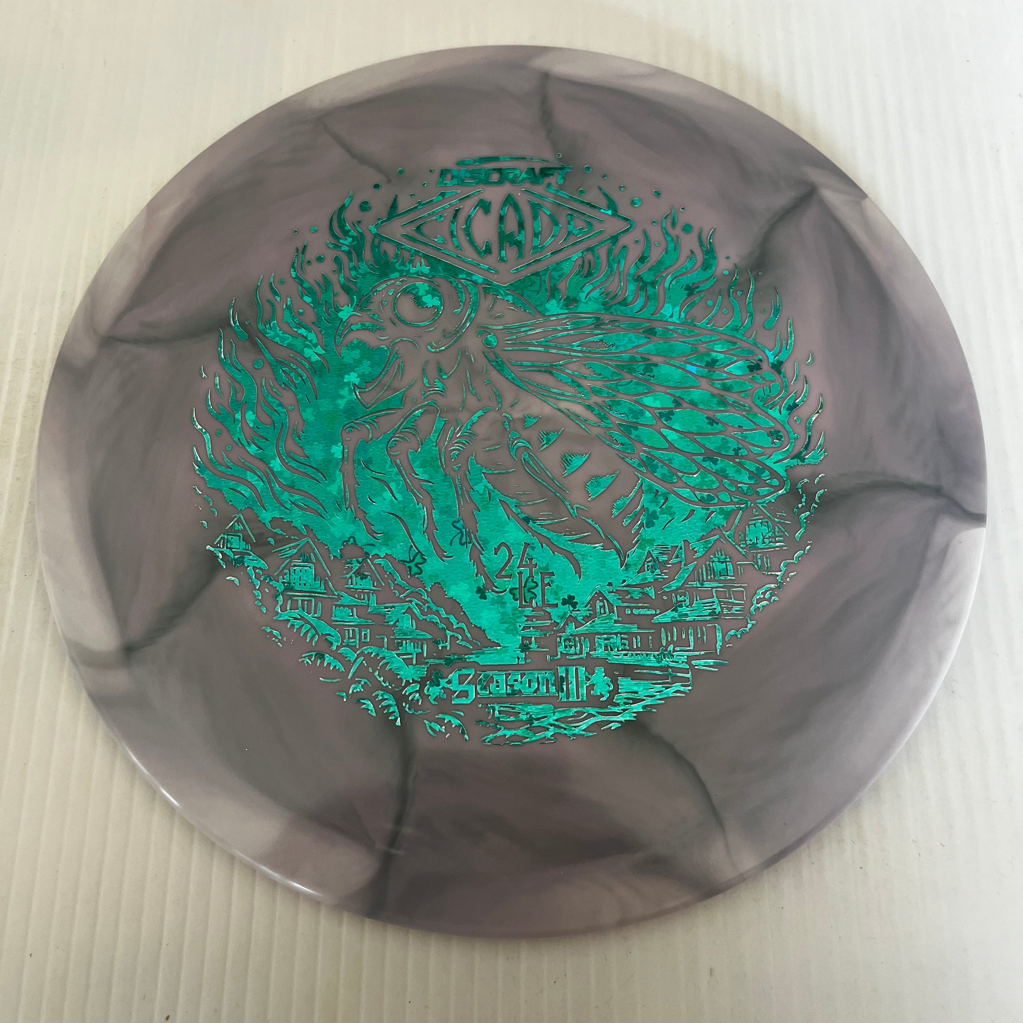 Discraft 2024 Ledgestone Season 3 Swirly ESP Cicada 7/6/-1/1