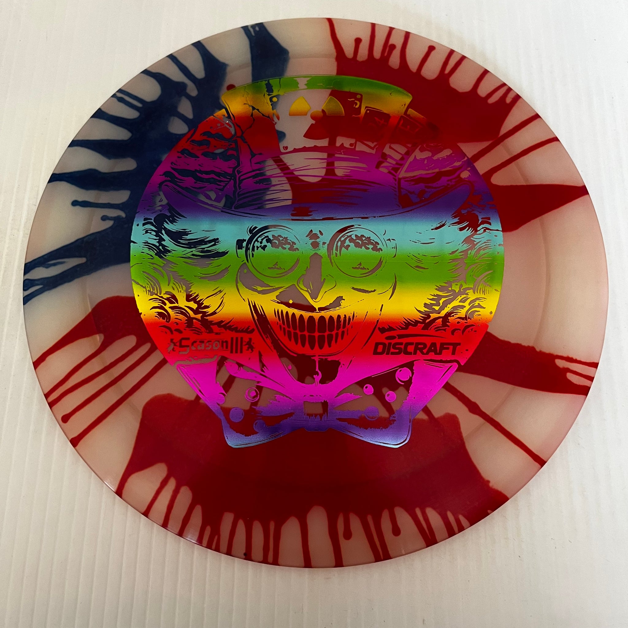 Discraft 2024 Ledgestone Season 3 Fly Dye Glow Z Nuke 13/5/-1/3