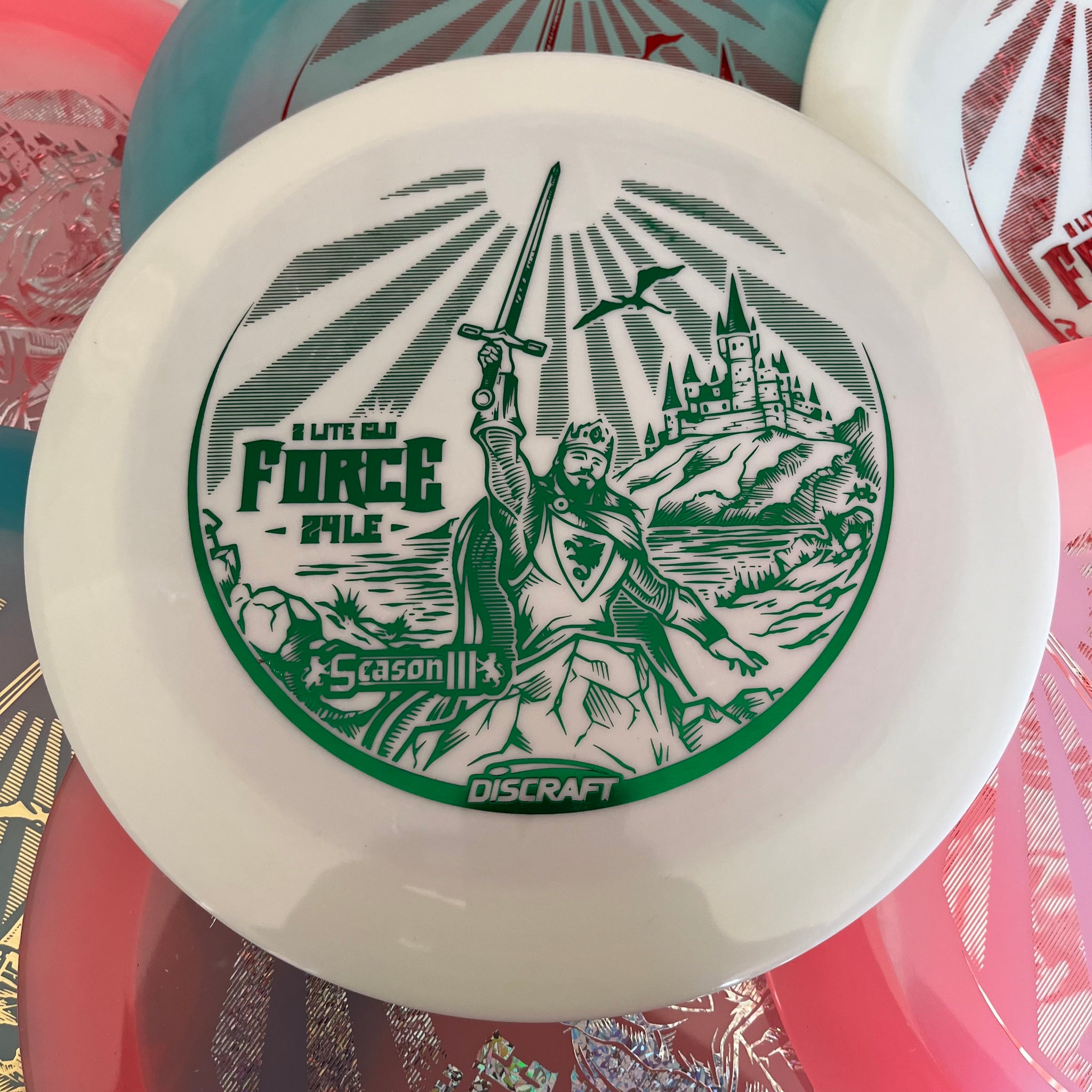 Discraft 2024 Ledgestone Season 3 Lightweight Glow Z Force 12/5/0/3