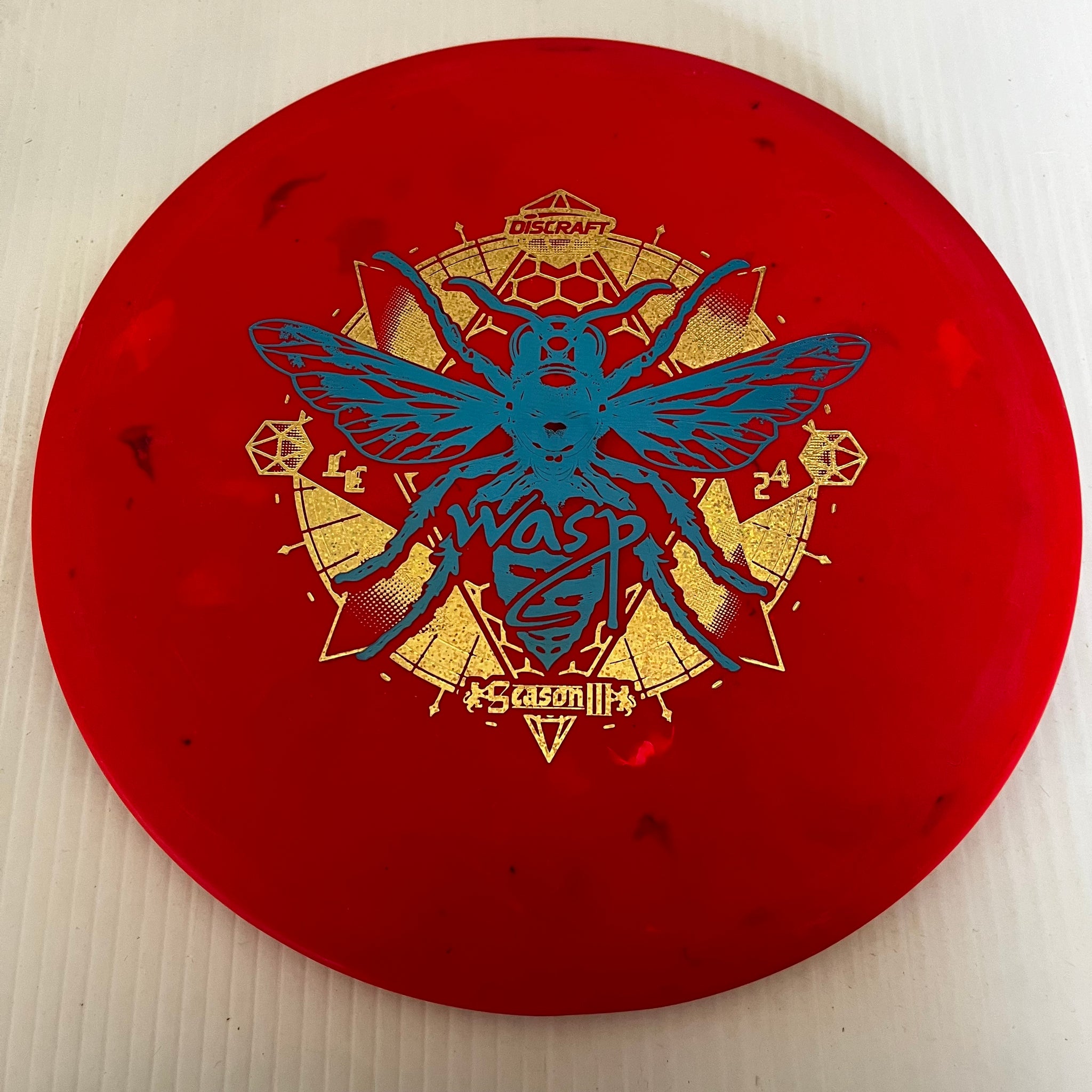 Discraft 2024 Ledgestone Season 3 Jawbreaker Glow Wasp 5/3/0/2