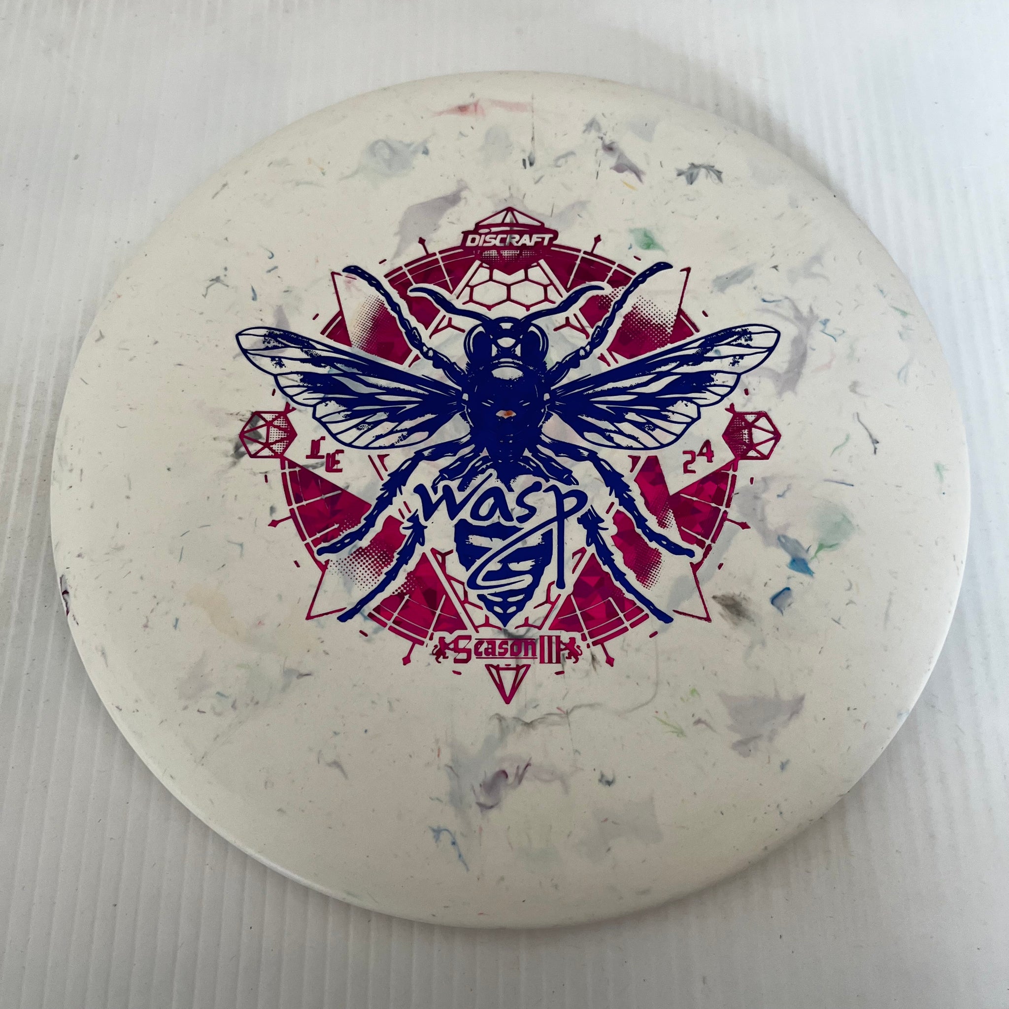 Discraft 2024 Ledgestone Season 3 Jawbreaker Glow Wasp 5/3/0/2