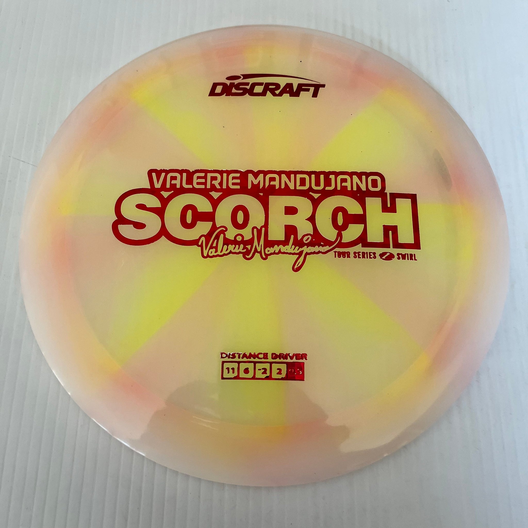 Discraft 2025 Valerie Mandujano Tour Series Z Swirl Blend Scorch 11/6/-2/-2