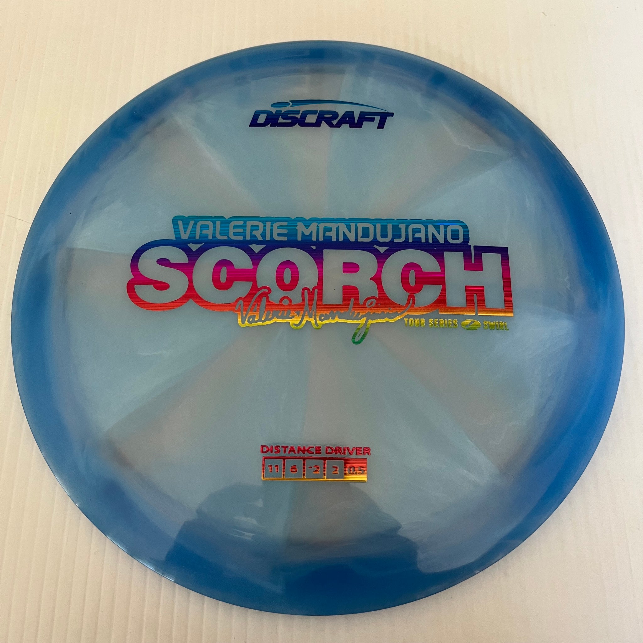 Discraft 2025 Valerie Mandujano Tour Series Z Swirl Blend Scorch 11/6/-2/-2