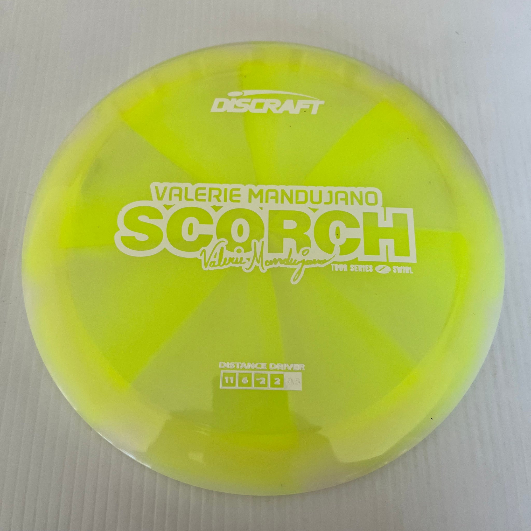Discraft 2025 Valerie Mandujano Tour Series Z Swirl Blend Scorch 11/6/-2/-2