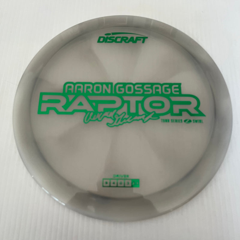 Discraft 2025 Aaron Gossage Tour Series Z Swirl Blend Raptor 9/4/0/3