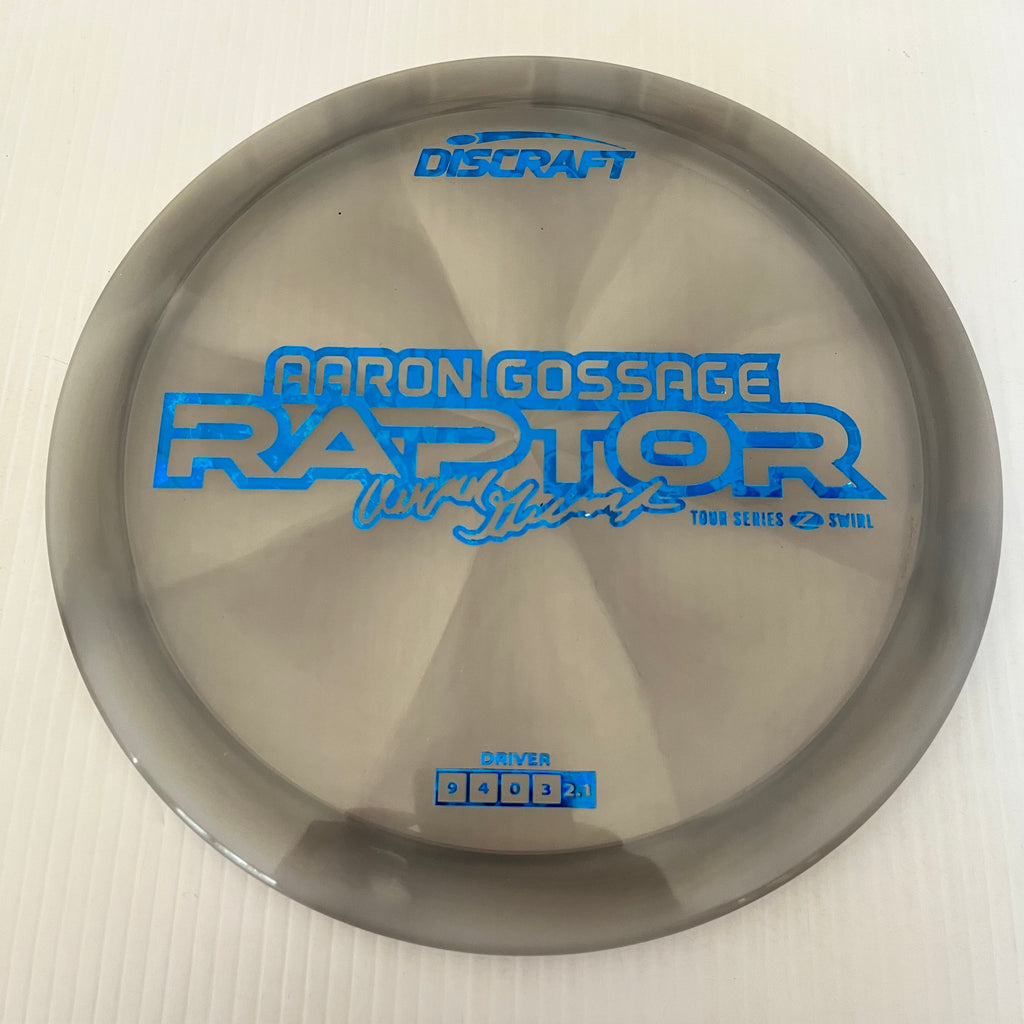 Discraft 2025 Aaron Gossage Tour Series Z Swirl Blend Raptor 9/4/0/3