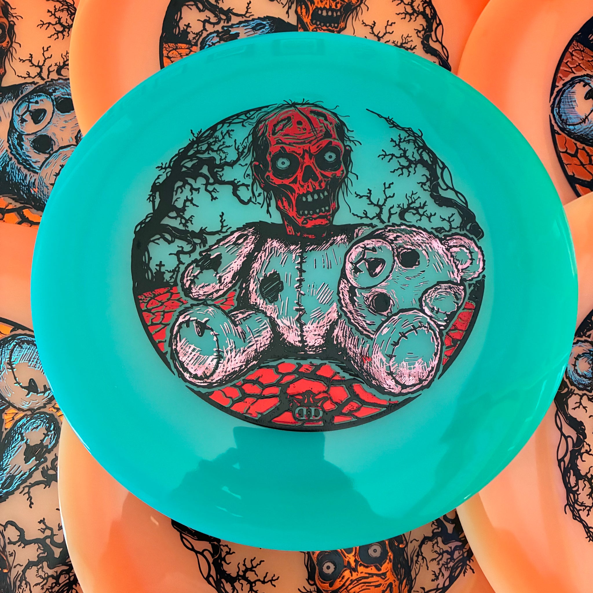 Dynamic Discs 2025 Halloween Bearly Alive Lucid Moonshine Glow Heist 12/5/-1.5/2