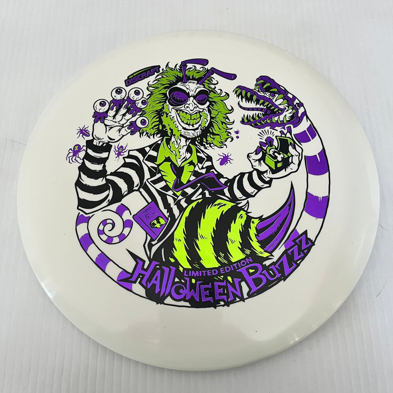 Discraft 2024 Halloween Beetlejuice Themed Tri Foil Glow ESP Buzzz 5/4/-1/1