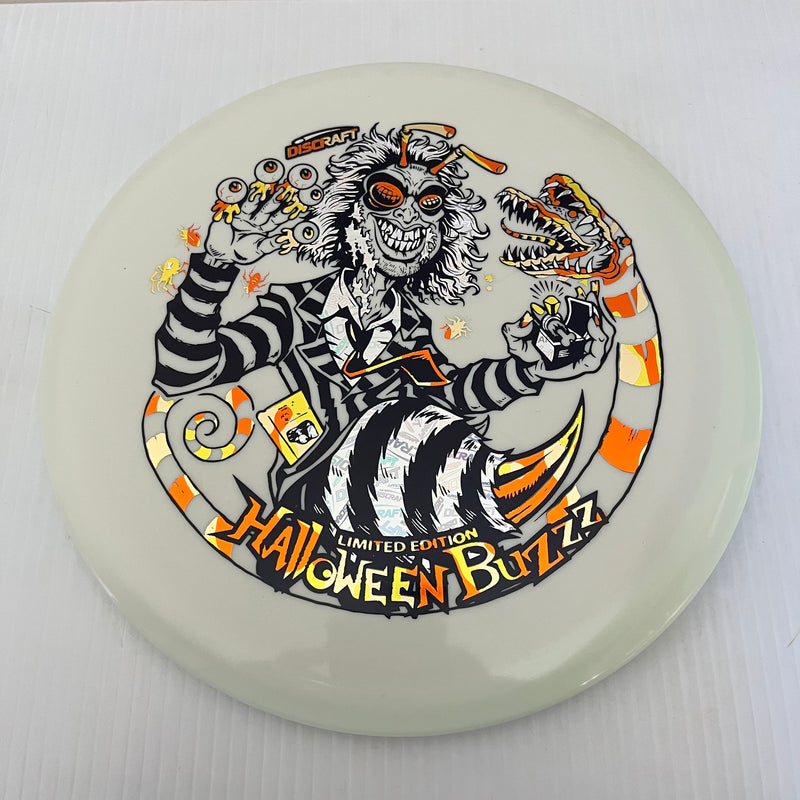 Discraft 2024 Halloween Beetlejuice Themed Tri Foil Glow ESP Buzzz 5/4/-1/1