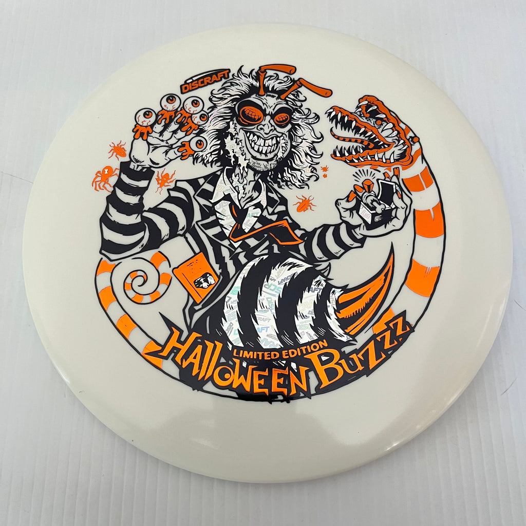 Discraft 2024 Halloween Beetlejuice Themed Tri Foil Glow ESP Buzzz 5/4/-1/1