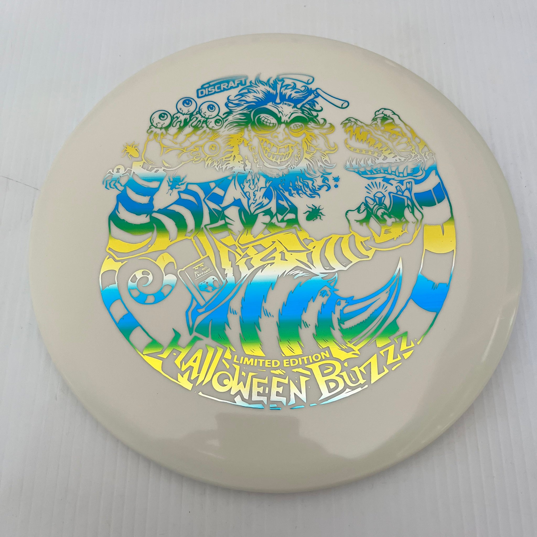 Discraft 2024 Halloween Beetlejuice Themed Glow ESP Buzzz 5/4/-1/1