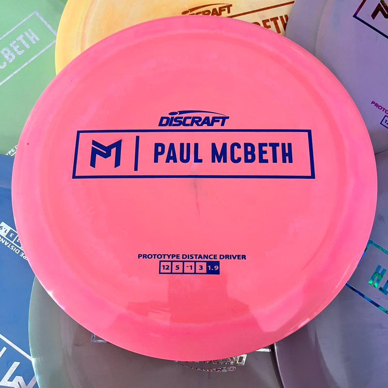 Discraft Paul McBeth Prototype Swirly ESP Kong/Zeus 12/5/-1/3