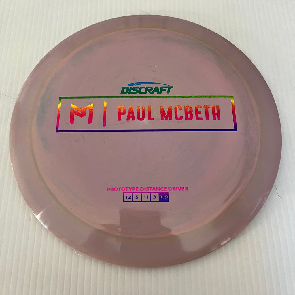 Discraft Paul McBeth Prototype Swirly ESP Kong/Zeus 12/5/-1/3