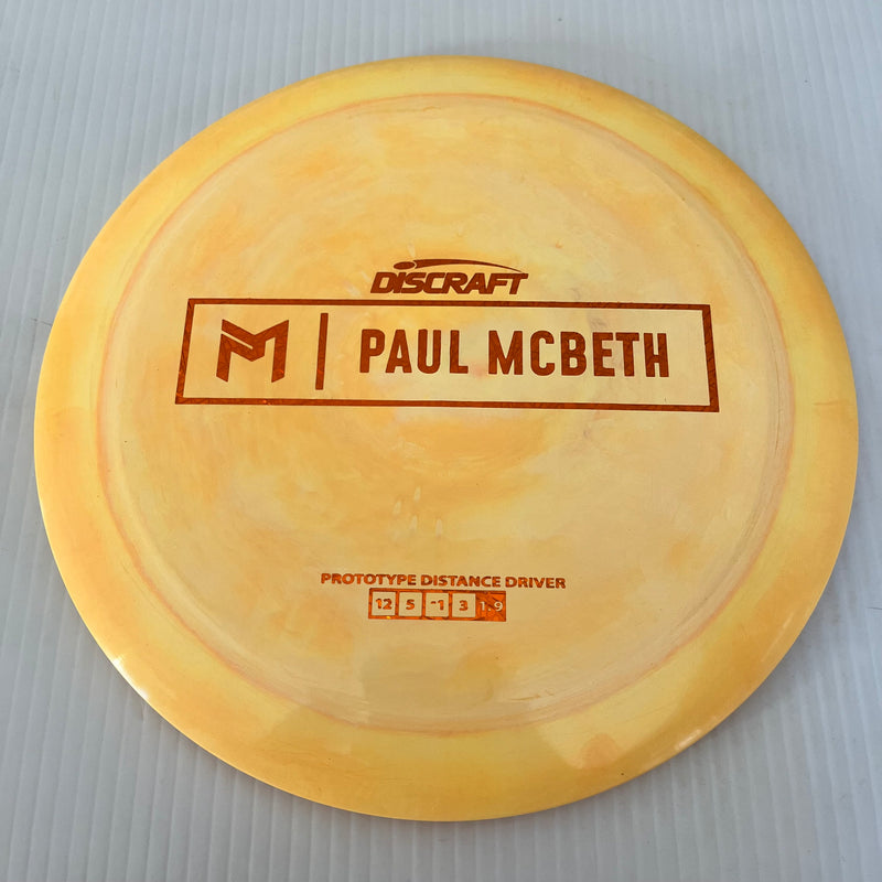 Discraft Paul McBeth Prototype Swirly ESP Kong/Zeus 12/5/-1/3