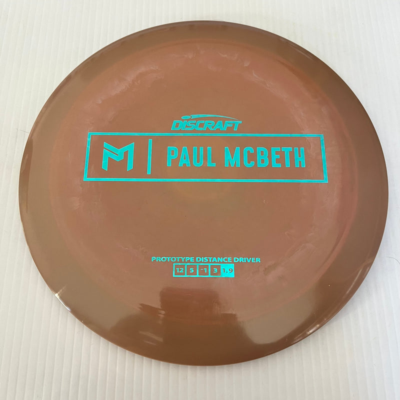 Discraft Paul McBeth Prototype Swirly ESP Kong/Zeus 12/5/-1/3