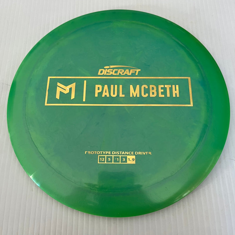 Discraft Paul McBeth Prototype Swirly ESP Kong/Zeus 12/5/-1/3