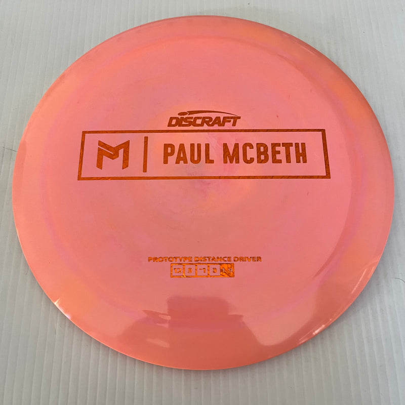 Discraft Paul McBeth Prototype Swirly ESP Kong/Zeus 12/5/-1/3