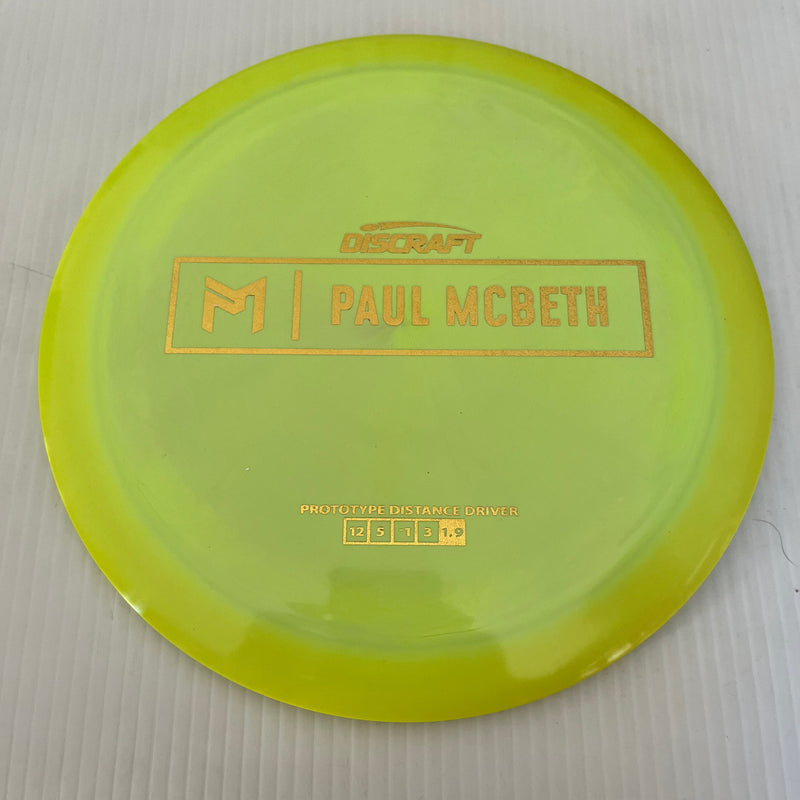 Discraft Paul McBeth Prototype Swirly ESP Kong/Zeus 12/5/-1/3