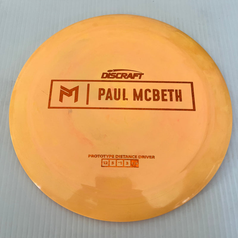 Discraft Paul McBeth Prototype Swirly ESP Kong/Zeus 12/5/-1/3