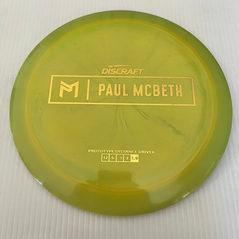 Discraft Paul McBeth Prototype Swirly ESP Kong/Zeus 12/5/-1/3