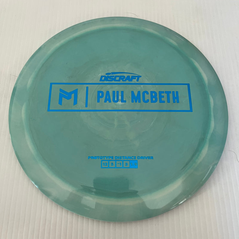 Discraft Paul McBeth Prototype Swirly ESP Kong/Zeus 12/5/-1/3