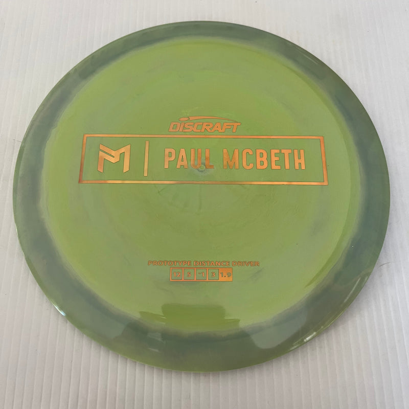 Discraft Paul McBeth Prototype Swirly ESP Kong/Zeus 12/5/-1/3