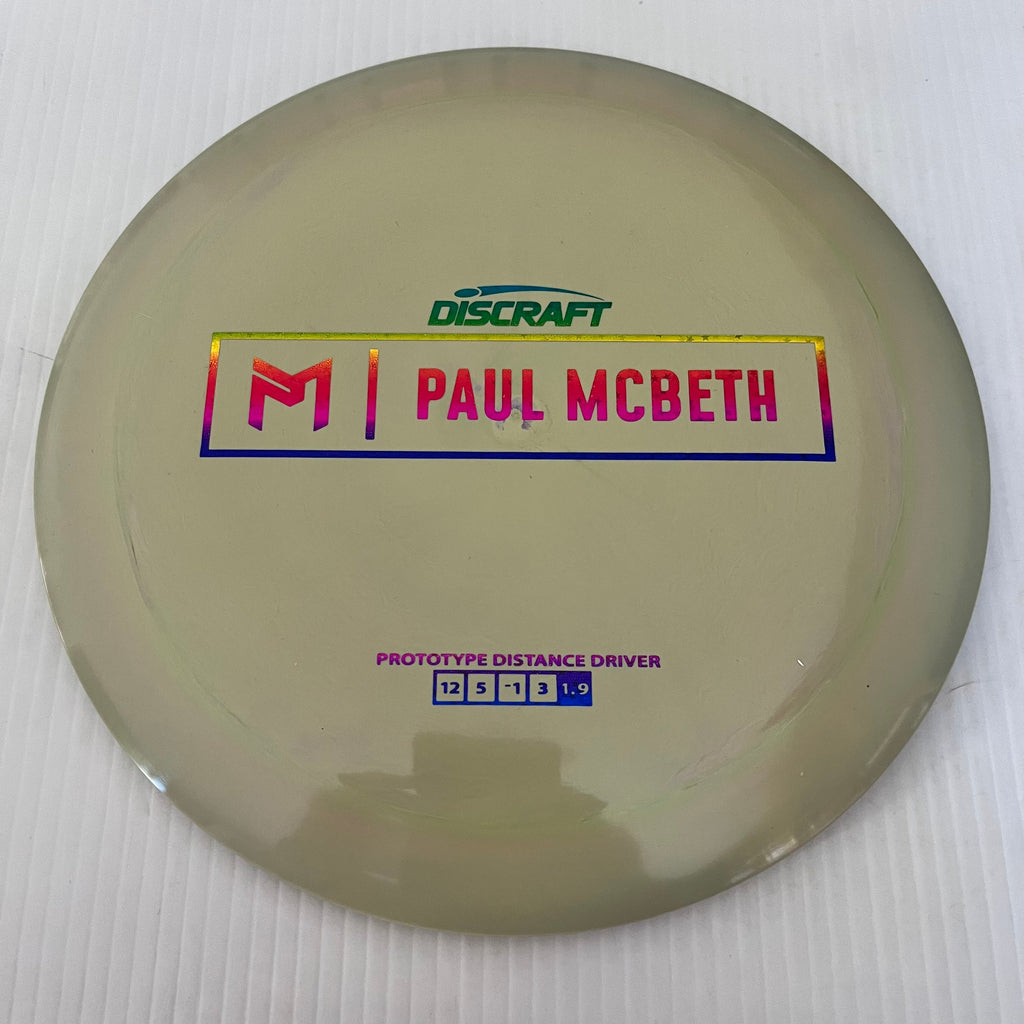 Discraft Paul McBeth Prototype Swirly ESP Kong/Zeus 12/5/-1/3
