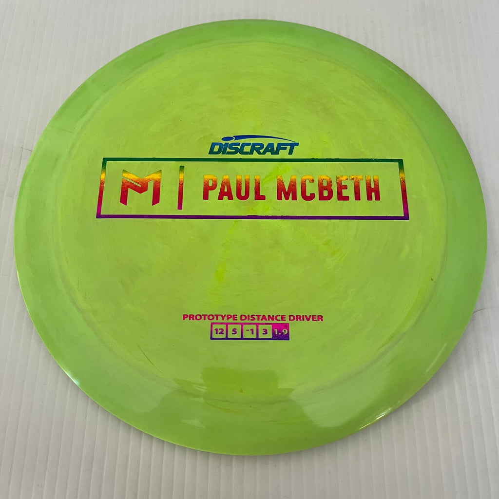 Discraft Paul McBeth Prototype Swirly ESP Kong/Zeus 12/5/-1/3
