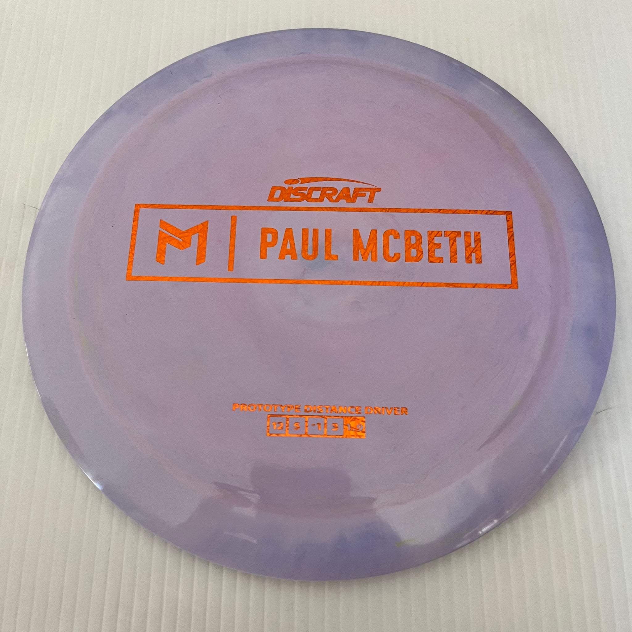 Discraft Paul McBeth Prototype Swirly ESP Kong/Zeus 12/5/-1/3