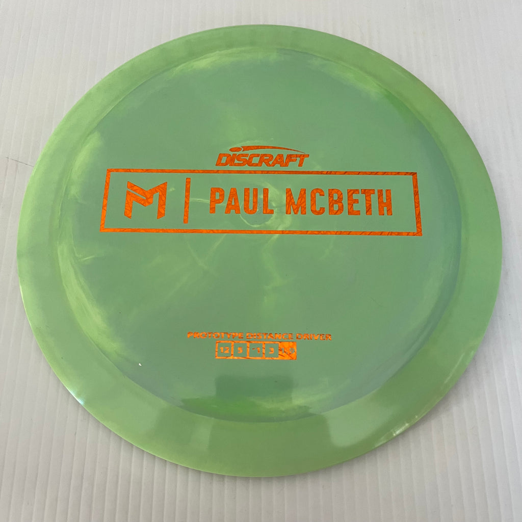 Discraft Paul McBeth Prototype Swirly ESP Kong/Zeus 12/5/-1/3