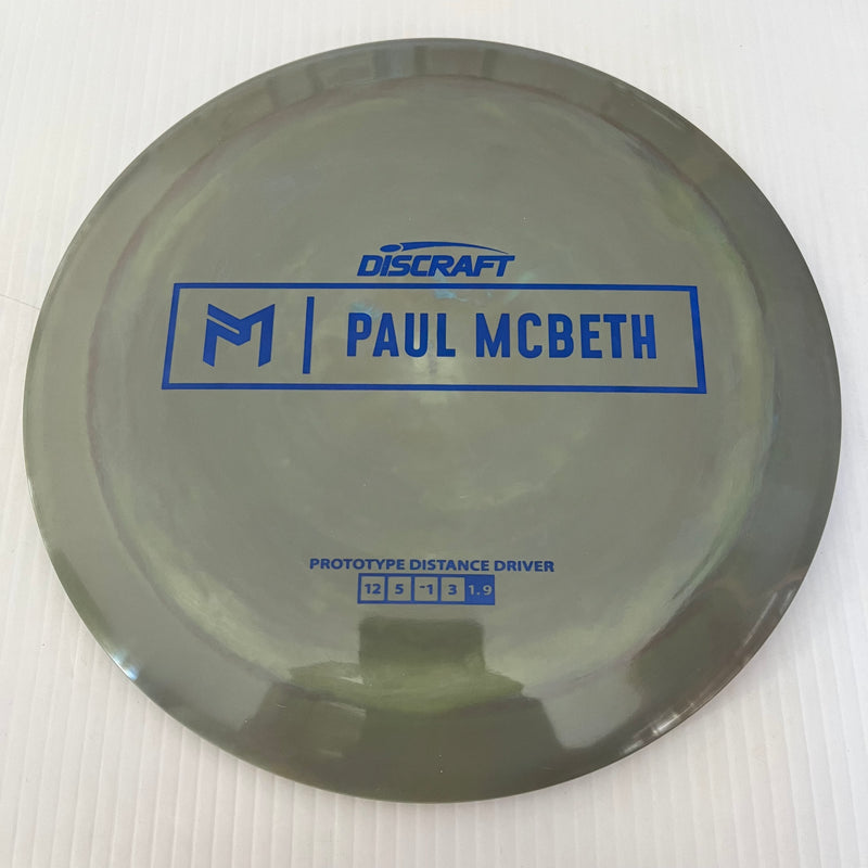 Discraft Paul McBeth Prototype Swirly ESP Kong/Zeus 12/5/-1/3