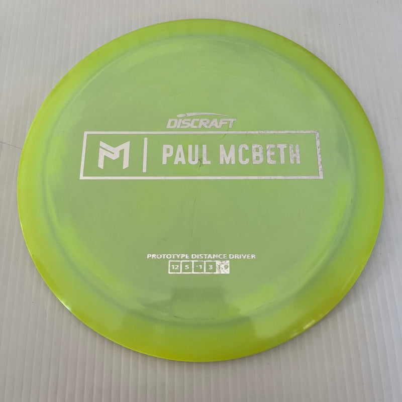 Discraft Paul McBeth Prototype Swirly ESP Kong/Zeus 12/5/-1/3