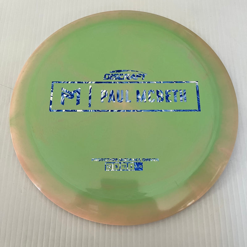 Discraft Paul McBeth Prototype Swirly ESP Kong/Zeus 12/5/-1/3