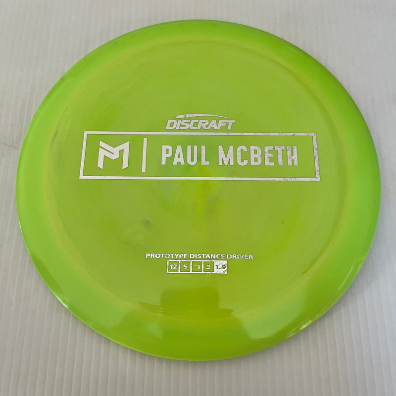 Discraft Paul McBeth Prototype Swirly ESP Kong/Zeus 12/5/-1/3