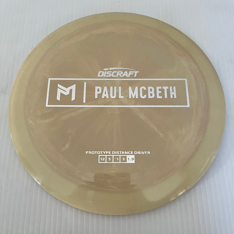 Discraft Paul McBeth Prototype Swirly ESP Kong/Zeus 12/5/-1/3