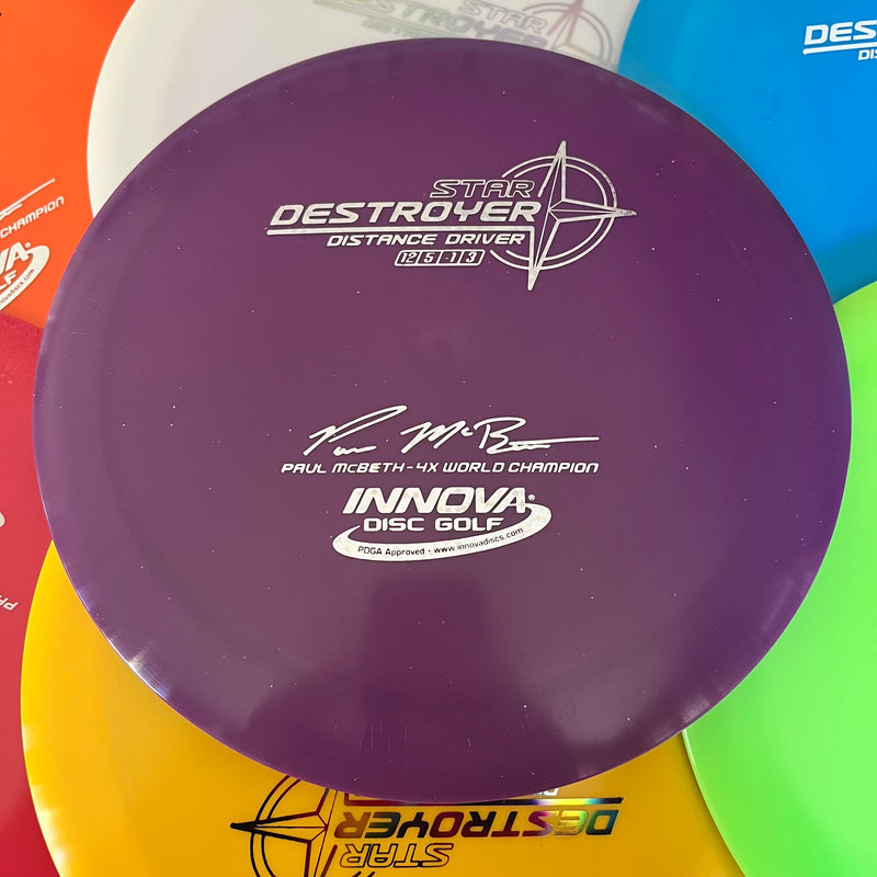 Innova 4x Paul McBeth "Pre-Embossed" Star Destroyer 12/5/-1/3