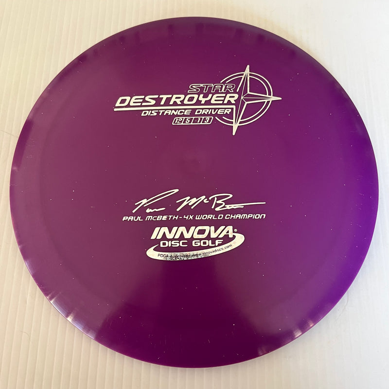 Innova 4x Paul McBeth "Pre-Embossed" Star Destroyer 12/5/-1/3